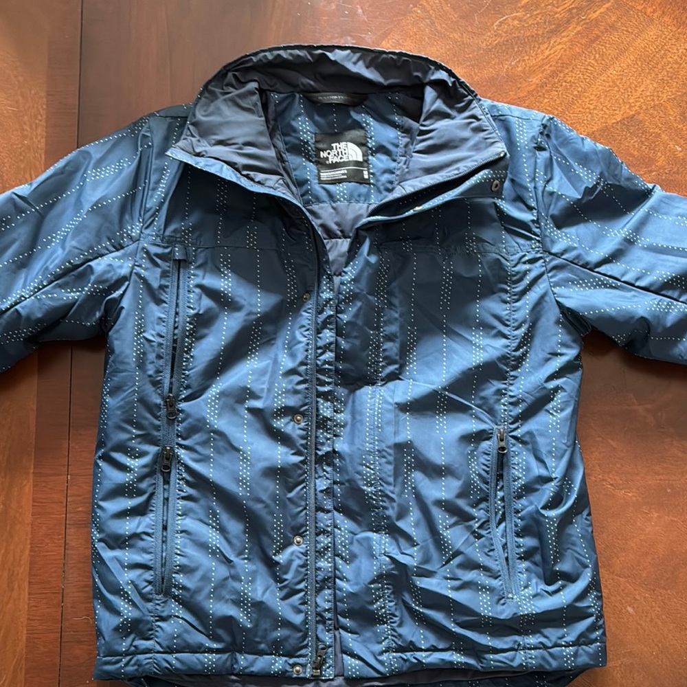 TNF blue jacket
